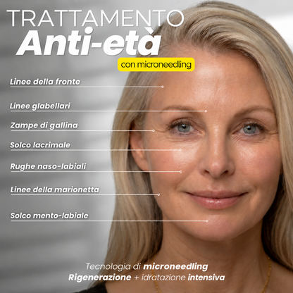 Trattamento antietà con aqua stamp