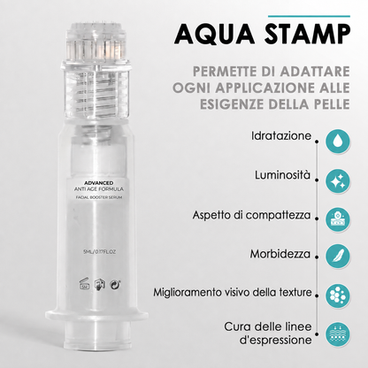 Trattamento antietà con aqua stamp