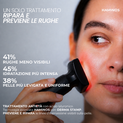 Trattamento antietà con derma stamp