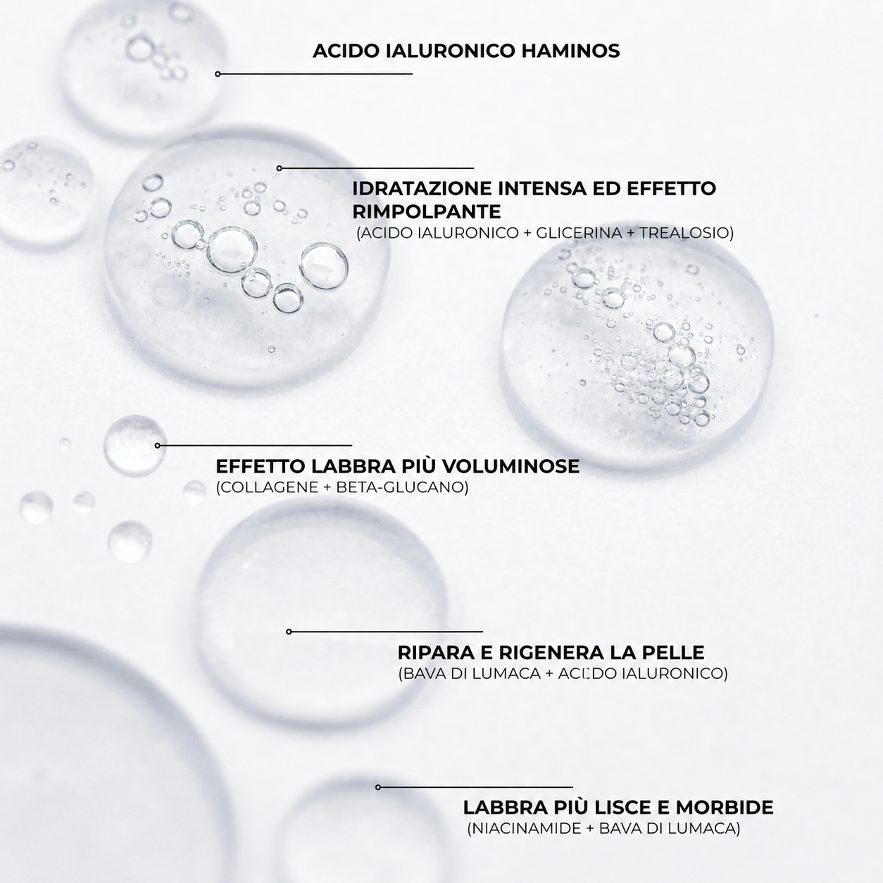 Trattamento per le labbra con derma roller