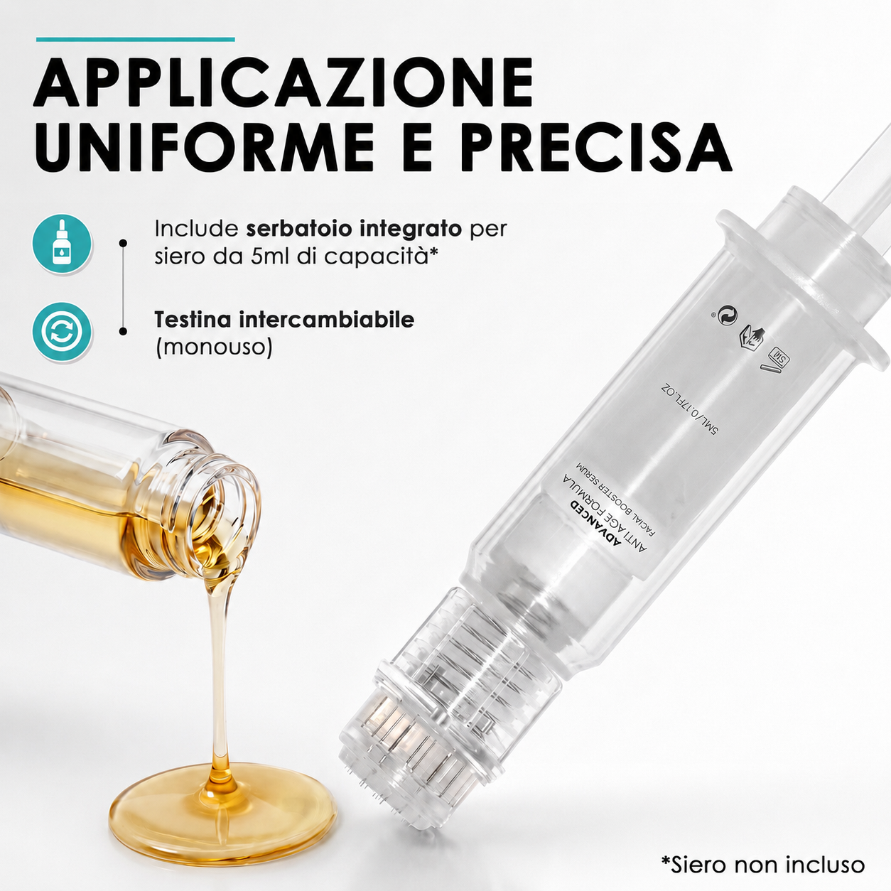 Trattamento antietà con aqua stamp