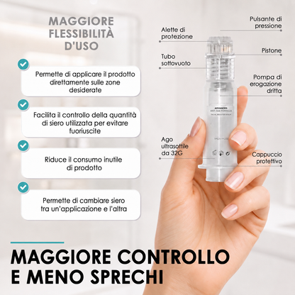 Trattamento antietà con aqua stamp