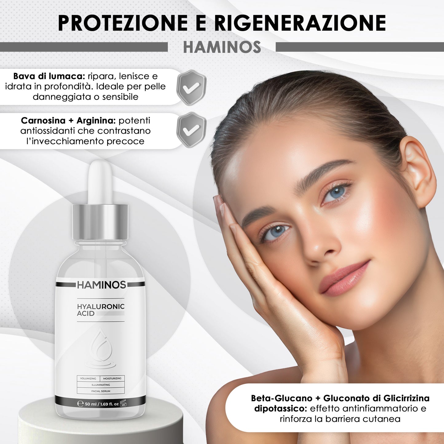 Siero all’acido ialuronico 50 ml