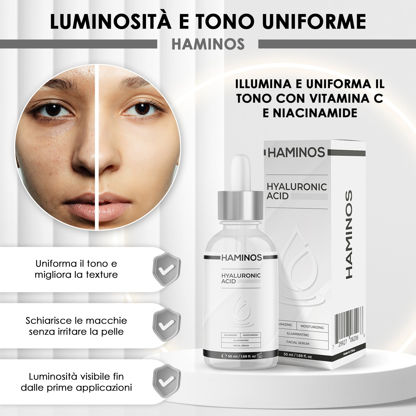 Siero all’acido ialuronico 50 ml