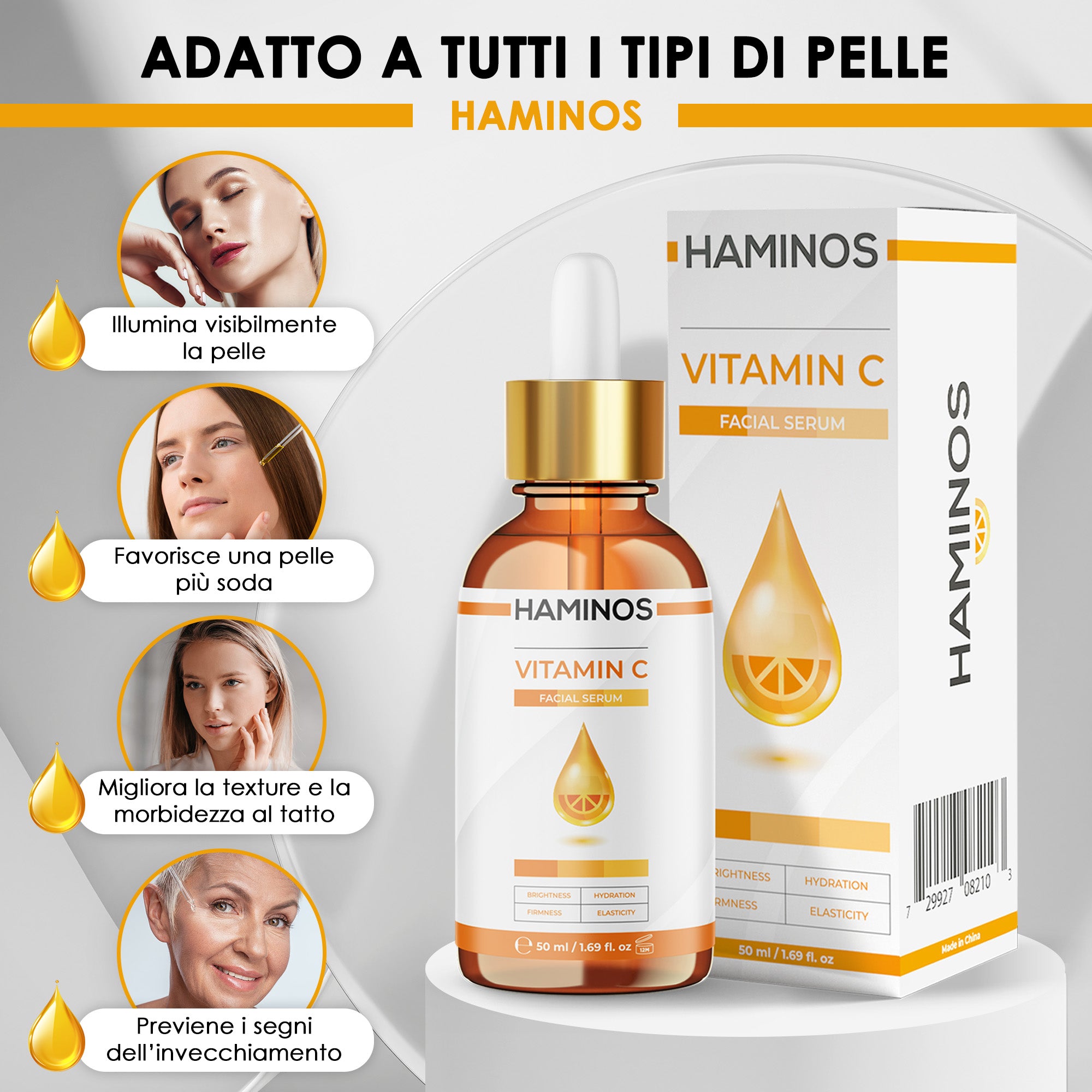 Siero alla Vitamina C 50 ml | HAMINOS®