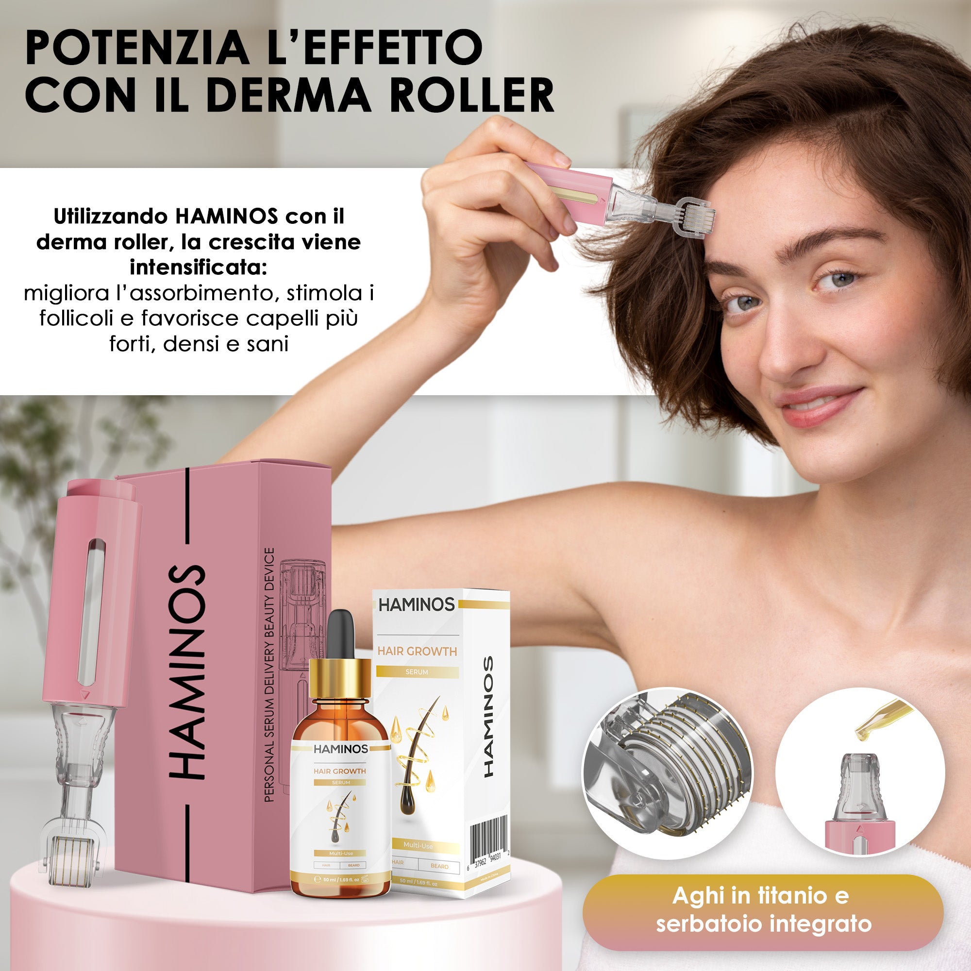 Trattamento per la Crescita dei Capelli Femminile | HAMINOS®