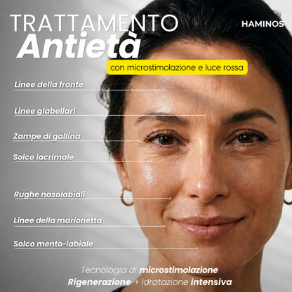 Trattamento antietà con derma stamp